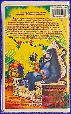 The Jungle Book (VHS 1991) Walt Disney Studios Black Diamond Series The Classics