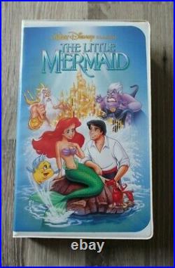 The Little Mermaid (VHS, 1990) Walt Disney Classics Banned Black Diamond Edition