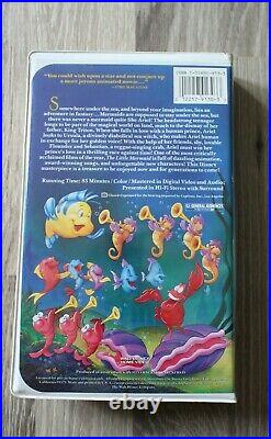 The Little Mermaid (VHS, 1990) Walt Disney Classics Banned Black Diamond Edition