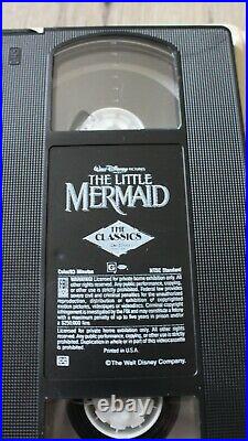 The Little Mermaid (VHS, 1990) Walt Disney Classics Banned Black Diamond Edition