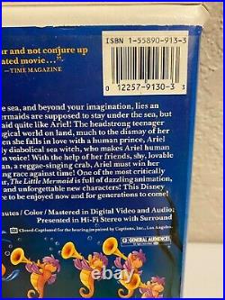 The Little Mermaid VHS Black Diamond Walt Disney Classics Banned Cover RARE 1ST