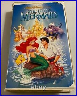 The Little Mermaid VHS Black Diamond Walt Disney Classics Banned Cover RARE 1ST