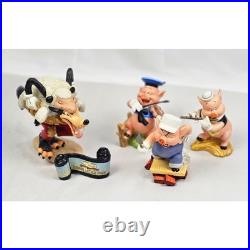 Three Little Pigs & Big Bad Wolf Figurine Set Walt Disney Classics Collection Three Little Pigs & Big Bad Wolf Figurine Set Walt Disney Classics Collection