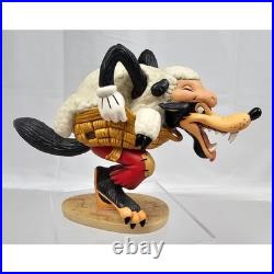 Three Little Pigs & Big Bad Wolf Figurine Set Walt Disney Classics Collection