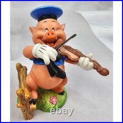 Three Little Pigs & Big Bad Wolf Figurine Set Walt Disney Classics Collection