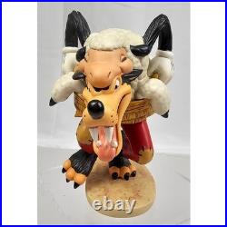 Three Little Pigs & Big Bad Wolf Figurine Set Walt Disney Classics Collection
