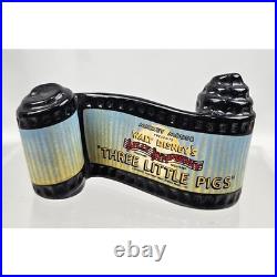 Three Little Pigs & Big Bad Wolf Figurine Set Walt Disney Classics Collection