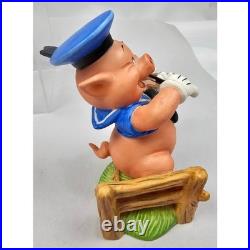 Three Little Pigs & Big Bad Wolf Figurine Set Walt Disney Classics Collection