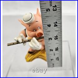 Three Little Pigs & Big Bad Wolf Figurine Set Walt Disney Classics Collection