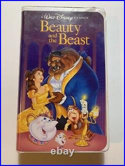 VERY RARE Beauty And The Beast VHS Tape 1992 Walt Disney's Black Diamond Classic