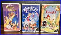 VHS Walt Disney Black Diamond Classics RARE Lot Of 6 Movies