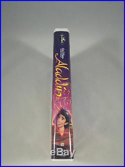 VINTAGE RARE Aladdin (VHS 1993) Walt Disney Black Diamond Classic
