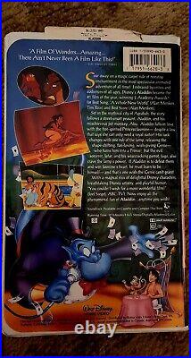 Very RARE? Aladdin (VHS) Walt Disney's Black Diamond Classic # 1662