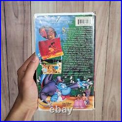Vintage Rare Aladdin (VHS, 1993) Black Diamond #1662 Walt Disney Classic
