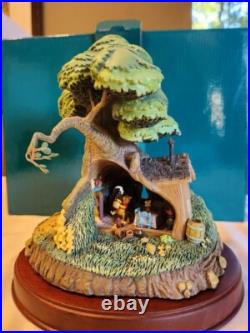 Vintage WDCC Winnie the Pooh Enchanted House PRISTINE Condition with COA