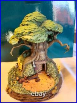 Vintage WDCC Winnie the Pooh Enchanted House PRISTINE Condition with COA
