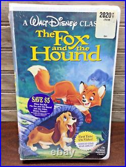 Vintage Walt Disney Black Diamond Classics THE FOX AND THE HOUND VHS 2041 SEALED