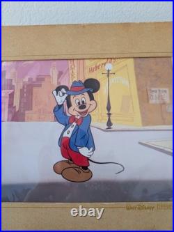 Vintage Walt Disney Classics Mickey Mouse Animation Lithograph Art Work Print