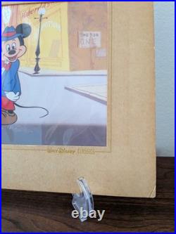 Vintage Walt Disney Classics Mickey Mouse Animation Lithograph Art Work Print