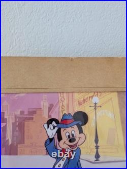 Vintage Walt Disney Classics Mickey Mouse Animation Lithograph Art Work Print