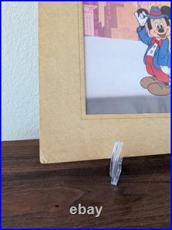 Vintage Walt Disney Classics Mickey Mouse Animation Lithograph Art Work Print