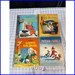 Vintage Walt Disney Little Golden Books Lot of 15 1st Edition Animated Classics