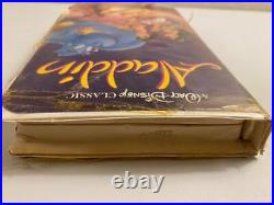Vintage Walt Disney's Aladdin Black Diamond VHS Tape The Classics Rare