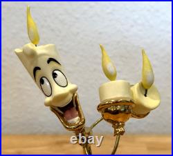 Vtg Disney WDCC Beauty and The Beast Lumiere Vive L'amour! With Box & Sealed COA