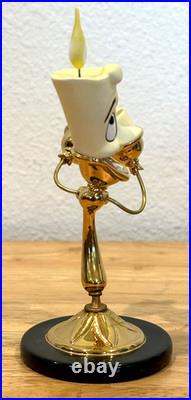 Vtg Disney WDCC Beauty and The Beast Lumiere Vive L'amour! With Box & Sealed COA