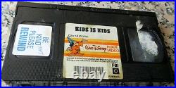 WALT DISNEY Home Video KIDS IS KIDS DONALD DUCK MEGA RARE VHS Tape $$$