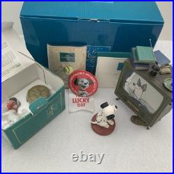 WDCC 101 Dalmatians' Come on Lucky. & Lucky Ornament with Promo Button- Read