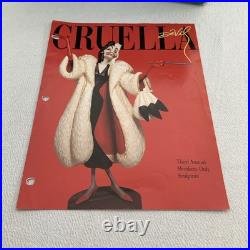 WDCC 101 Dalmatians' Cruella De Vil Anita, daahling! With Promo Postcard & Info