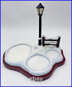 WDCC 2000 Disney's Pluto's Christmas Tree Lamppost Base in Box Large RARE