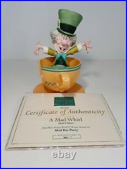 WDCC A Mad Whirl Mint Condition with COA LE of 750 from Alice In Wonderland