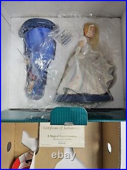 WDCC A Magical Transformation Cinderella and Fairy Godmother NEW w COA