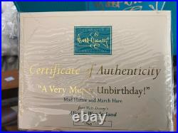 WDCC A Very Happy Unbirthday COA, Original Box READ Description