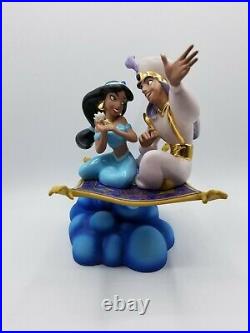 WDCC A Whole New World Aladdin & Jasmine 10th Anniv. Limited Edition with COA