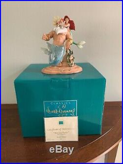 WDCC ARIEL & KING TRITON With Box & COA'MORNING DADDY