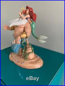 WDCC ARIEL & KING TRITON With Box & COA'MORNING DADDY