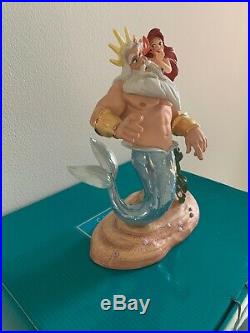 WDCC ARIEL & KING TRITON With Box & COA'MORNING DADDY