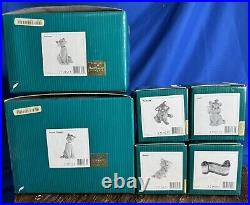WDCC ARISTOCATS 30th Anniversary GOLD Backstamp, Set of 7, LTD to 650 Sets, NEW