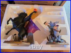 WDCC Adventures of Mr. Toad Ichabod Crane Sleepy Hollow Headless Horseman damage WDCC Adventures of Mr. Toad Ichabod Crane Sleepy Hollow Headless Horseman damage
