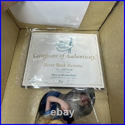 WDCC Alice And Dinah Riverbank Reverie Figurine In Wonderland 4007375 New
