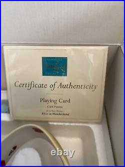 WDCC Alice in Wonderland'Playing Card' Card Painter withBox & COA EUC
