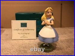 WDCC Alice in Wonderland Yes, Your Majesty + Box & COA