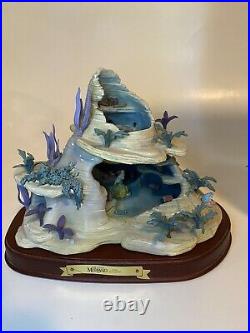 WDCC Ariel's Secret Grotto Enchanted Places in Original Box with COA