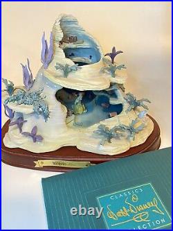 WDCC Ariel's Secret Grotto Enchanted Places in Original Box with COA