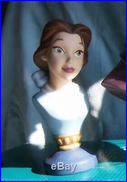 WDCC BEAUTY and The BEAST BUSTS Disney Portrait Series Figurines NEW BELLE RARE