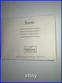 WDCC Bambi 6 Piece Set With 3 Boxes & 2 COAs + Bambi Fine Art Print WDCC Bambi 6 Piece Set With 3 Boxes & 2 COAs + Bambi Fine Art Print