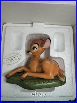 WDCC Bambi 6 Piece Set With 3 Boxes & 2 COAs + Bambi Fine Art Print